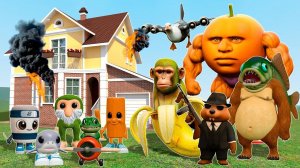 ХАУС ПРОТИВ НОВОЙ ИТАЛЬЯНСКОЙ СЕМЬИ МЕМОВ BRAINROT. GARRY`S MOD