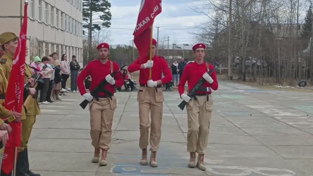 ≪80 - летие ВЕЛИКОЙ ПОБЕДЕ - ШКОЛА №3≫ БАМ Таксимо Татьяна Шаманская. АВТОР: А. АНИСИМОВ.