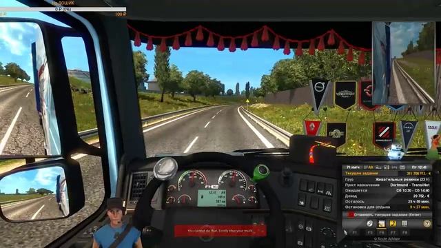 Euro Truck Simulator 2 гоняем с друзьями) смотреть онлайн