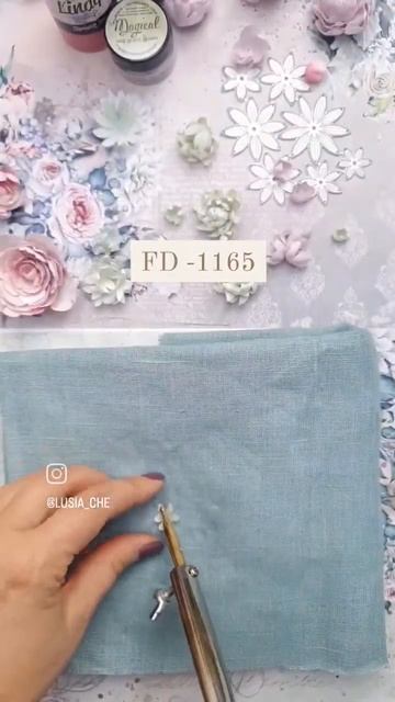 Георгины из ткани. смотреть онлайн