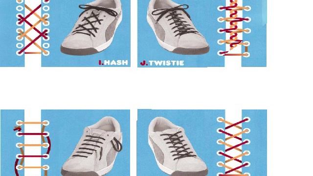 Как красиво завязать шнурки смотреть онлайн