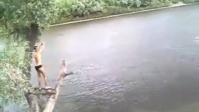 Прикол падения сальто в воду смотреть онлайн