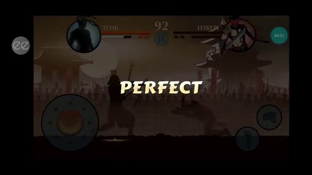 Играю в Shadow Fight 2 история сенсея часть3 смотреть онлайн