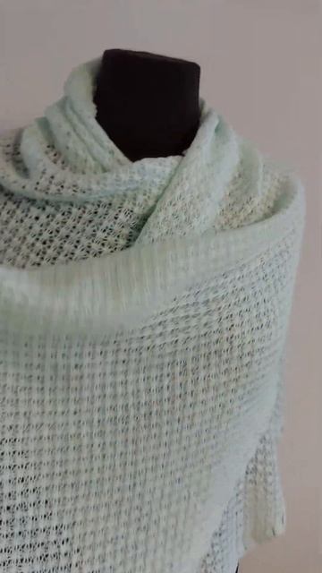 Палантин в'язаний/ палантин вязаный/ Knitted stole #knittig #fashion смотреть онлайн