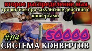 #114 второе распределение мая 50000р / стартует серия видео с закулисья №1/3