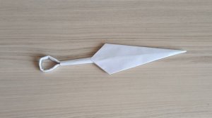 как сделать крутой нож кунай из бумаги А4