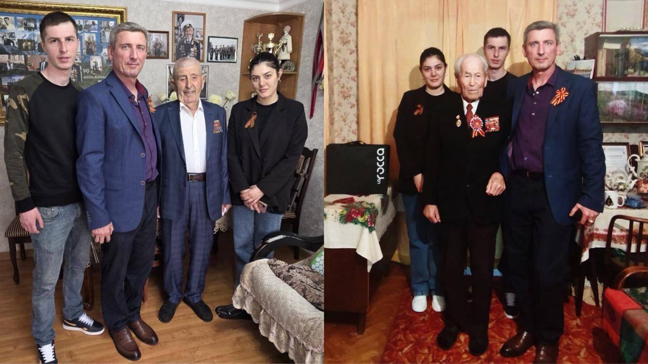 Поздравляем ветеранов ВОВ. Беседа с   живыми ЛЕГЕНДАМИ