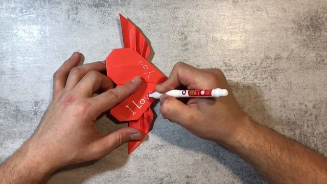 Валентинка оригами в упаковке. Как красиво упаковать. DIY Valentine origami in the package смотреть онлайн