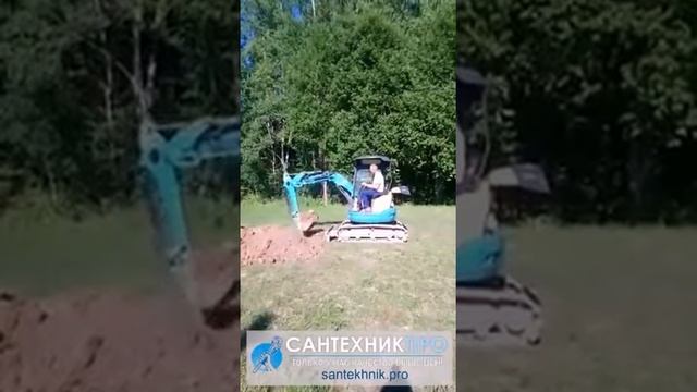 Механизированная копка траншеи смотреть онлайн
