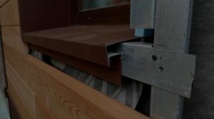 Монтаж планкена на змейку  Оформление откосов