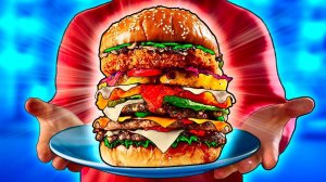 ВАНЗАЙ СДЕЛАЛ БУРГЕР ИЗ 100 ИНГРЕДИЕНТОВ