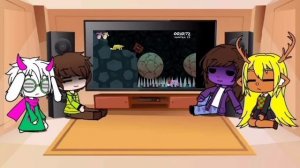 Реакция персонажей Deltarune на видео Marmok Игра пытка (Super bun