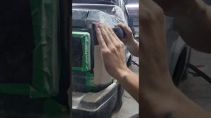 Ваз 2107. Заднее крыло. Подготовка под грунт. Выравниван?