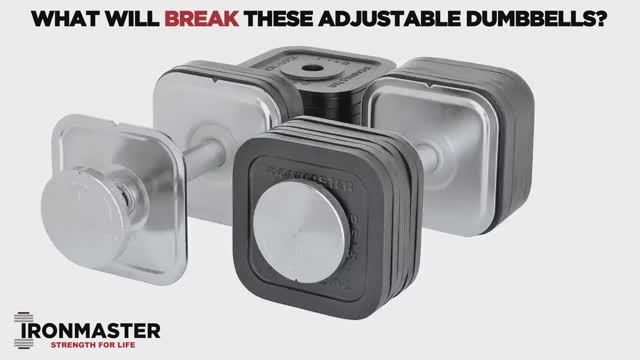 Наборные гантели Ironmaster - стресс тест