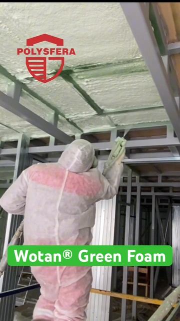 Энергоэффективный утеплитель Wotan® Green Foam для каркасно? смотреть онлайн