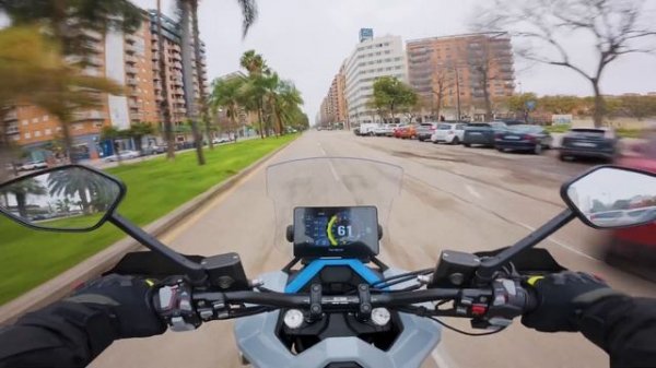 4K Тест-драйв Zontes 368G.  Городской тест без внедорожных ут