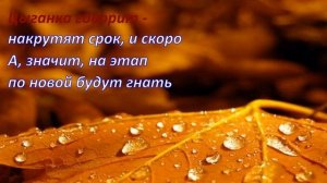 Михаил Круг. Осенний дождь. Караоке.