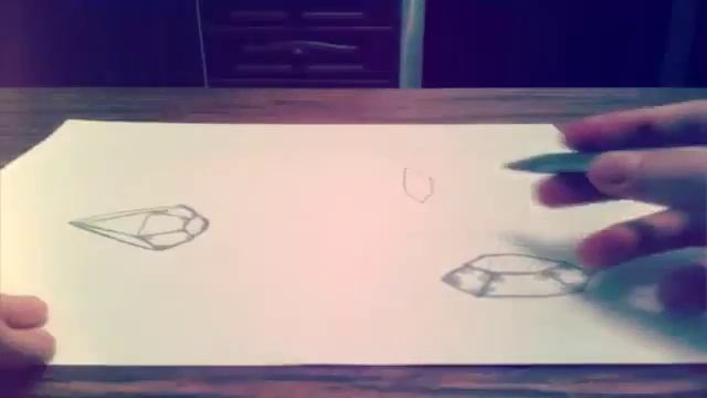 Как нарисовать алмаз смотреть онлайн