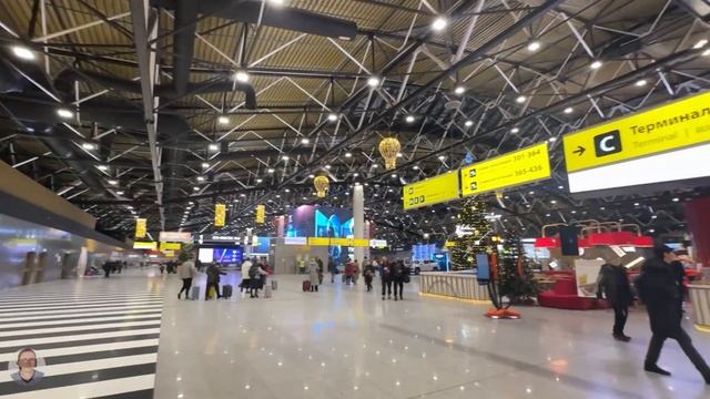 В аэропорт Шереметьево, терминал D, через терминалы B,C смотреть онлайн