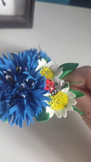 Васильки из фоамирана🌺🌷🥀 смотреть онлайн