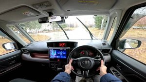 2017 TOYOTA ROOMY POV TEST DRIVE