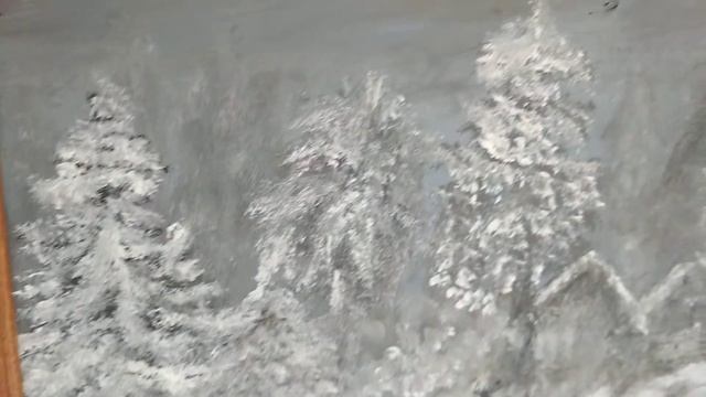 Картина маслом Дом лесника смотреть онлайн