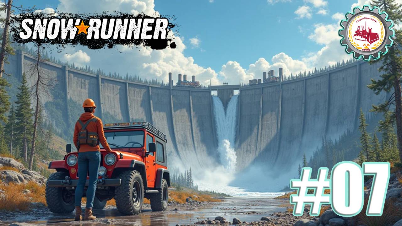 🚚SnowRunner🚚— ТЯЖЁЛЫЙ РАЙОН | Смитвиллская ДАМБА Мичиган (США) # 07🚛🚧