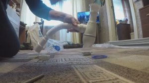 Как собрать и установить сифон на раковину с пьедесталом ( тюльпан ).