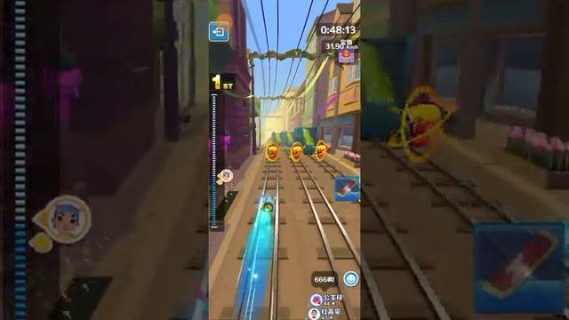 SUBWAY SURFERS CHINESE VERSION#1 ИГРАЕМ ГОНКИ