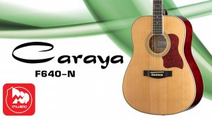 Недорогая акустическая гитара Caraya F640 || Есть такая же 12-струнка
