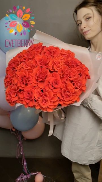 Восхитительные Французские розы! Доставка цветов Чел? смотреть онлайн