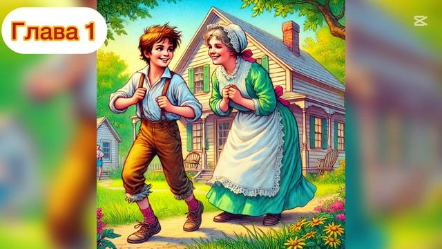 Приключения Тома Сойера аудиокнига/ глава 1/ Марк Твен