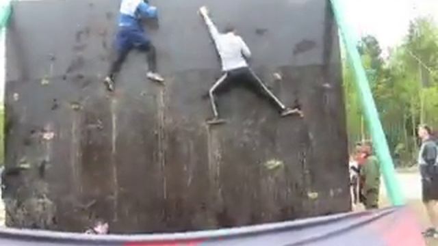 Гонка Героев 2015. Скалодром с водой.