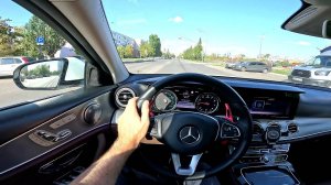 2017 Mercedes-Benz E200 POV TEST DRIVE