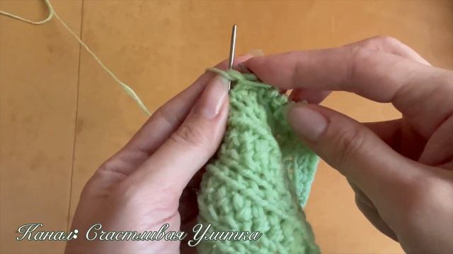 234. ПЫШНЫЙ УЗОР СПИЦАМИ ИЗ 2 РЯДОВ смотреть онлайн