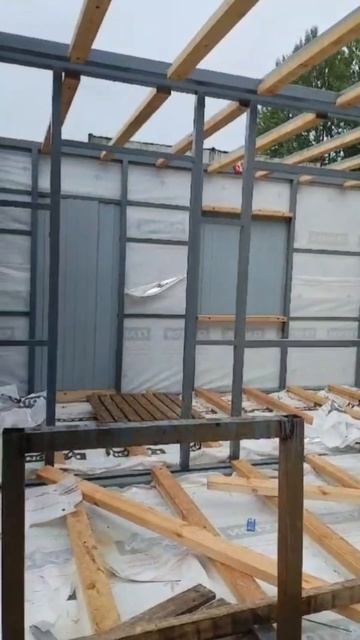 Модульный дом. День 4. #модульныйдом #строим #ремонт #то? смотреть онлайн