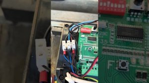 Замена сгоревшей платы откатных ворот дорхан.