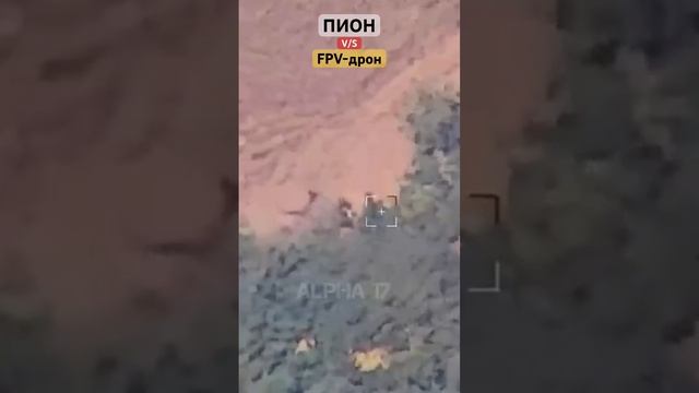 FPV-дрон V/S САУ "Пион" #Shorts смотреть онлайн