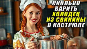 Сколько варить холодец из свинины в кастрюле