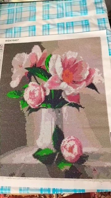 #любимые пионы#картина из бисера#bead painting#Perlenmalerei смотреть онлайн