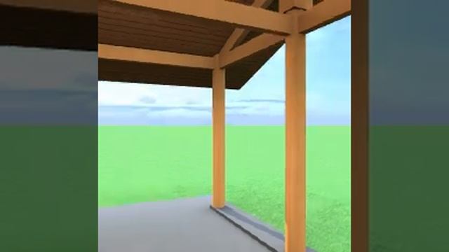 design навеса над паркингом в деревянном доме. смотреть онлайн