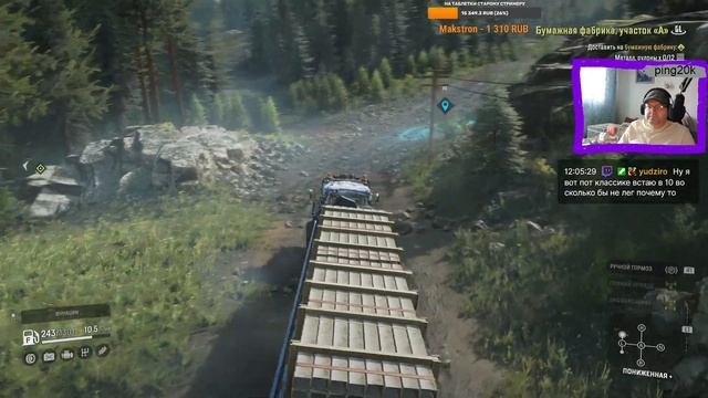 SnowRunner (PS5). HARD RP. Висконсин. Контракты Блэк Бэджер Лейк. ?