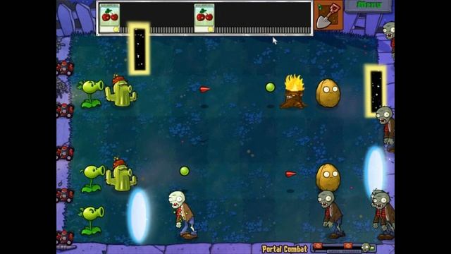 А как это связано с порталами? Plants vs. Zombies # 15 смотреть онлайн
