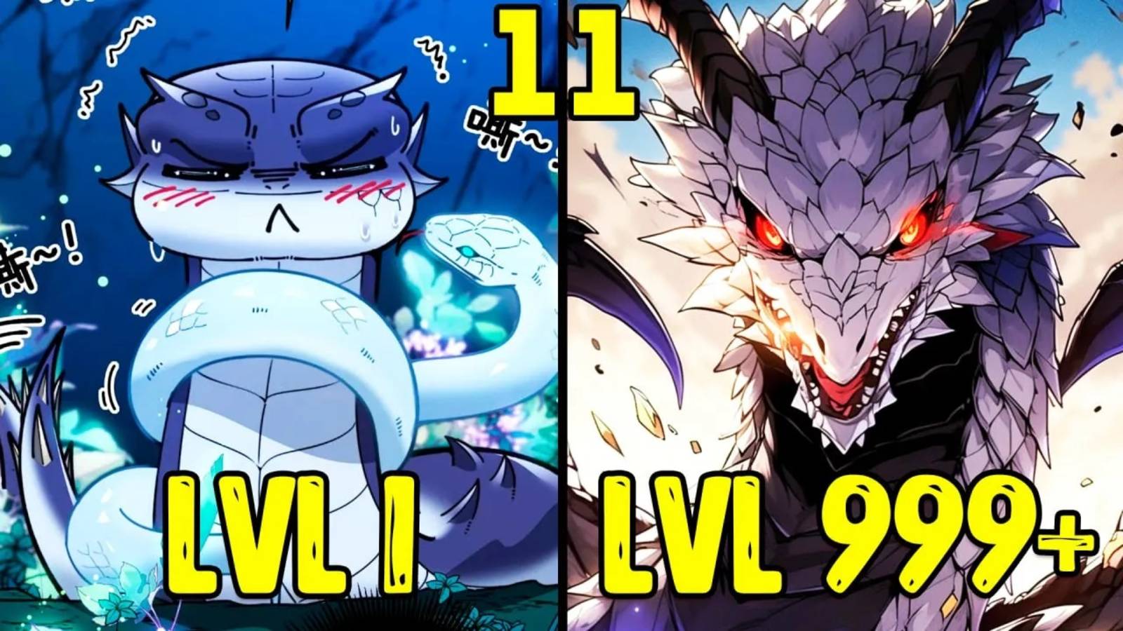 [11] Прокачка с помощью еды - от Маленькой Змейки до Великого Дракона (Озвучка Манги) смотреть онлайн