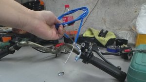 Установка карбюратора PZ19 на двигатель 139qmb, дополнение к серии 5: О ручках газа и тросах