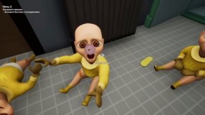 20 ЛЫСЫХ В МЕГА СТИРАЛКЕ ?! ИГРА The Baby In Yellow