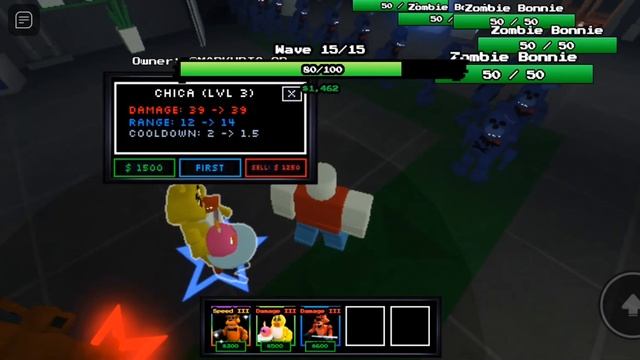 #1 ПЕРВАЯ СМЕНА ОХРАННИКА В ПИЦЦЕРИИ ФРЕДДИ ФАЗБЕРА В FNAF TOWER DEFENSE🍕 | Roblox | Fnaf