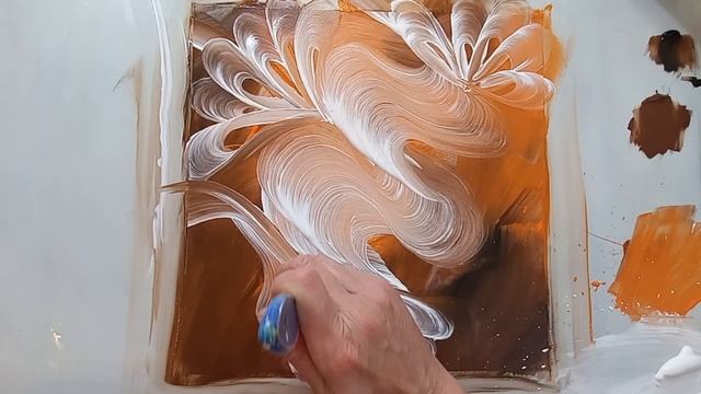 Magic Daisies/Abstract Acrylic Painting/Вълшебни Маргаритки/Абстрактна смотреть онлайн