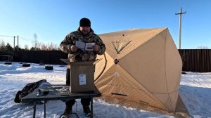 МОРЖ КУБ XL -Баня/Палатка и Печь INTENT FISHER XL @morzh_pro