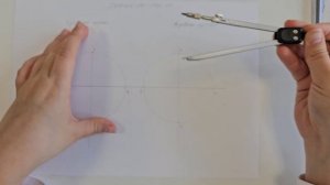 Деление окружности на 4 и 8 равных частей